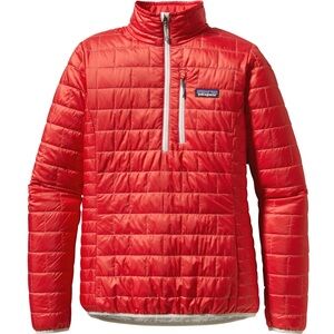 Patagonia Nano Red Quilted Pullover Jacket